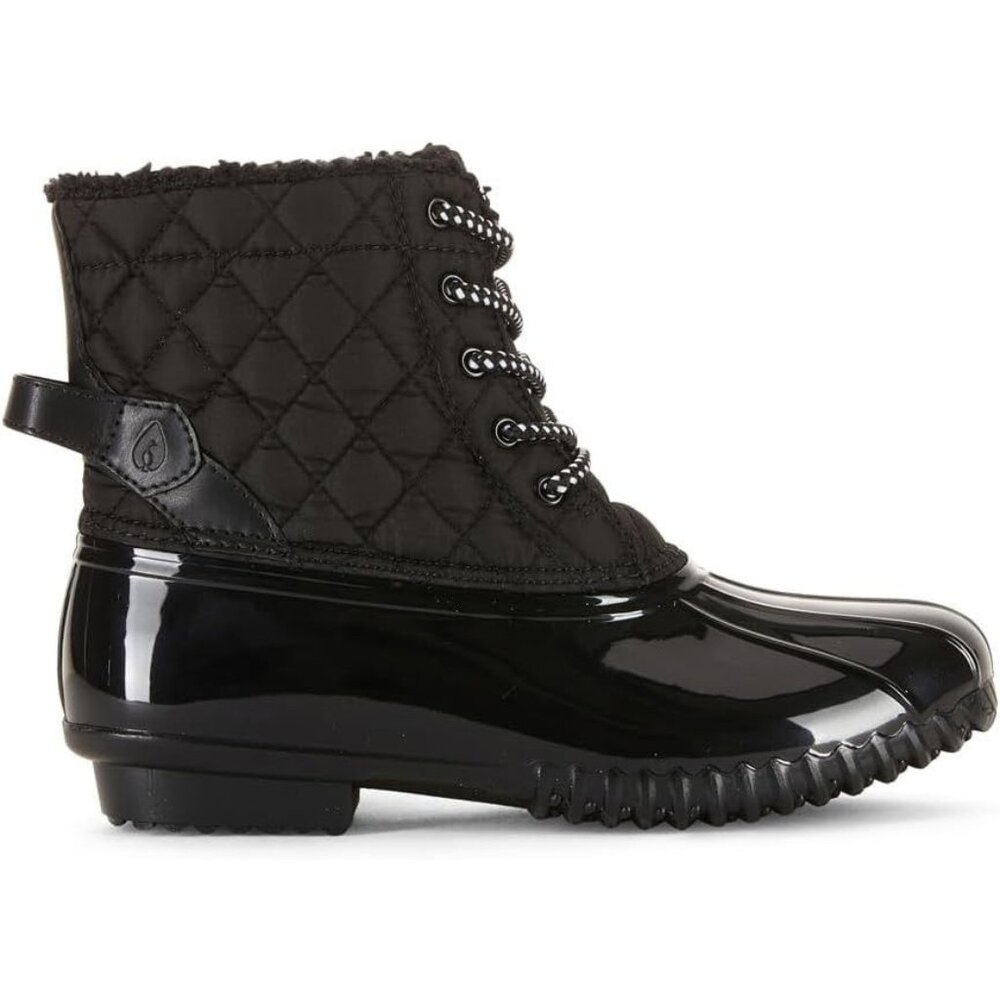 Sporto Womens 11 Andie Duck Boots Quilted Water Repellant Faux Fur Outdoor Shoes